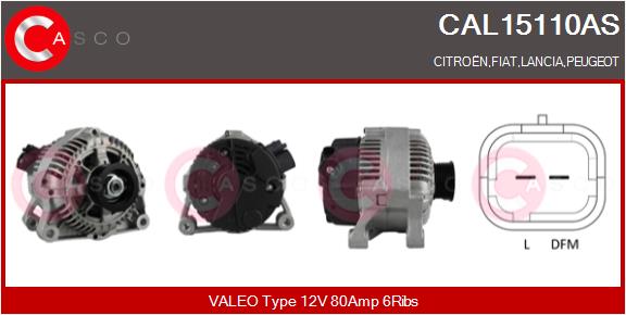 CASCO CAL15110AS Alternatore