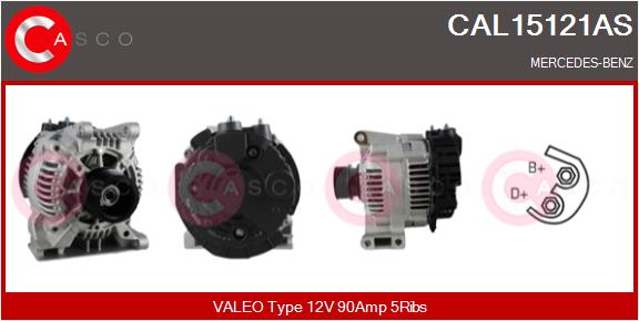 CASCO CAL15121AS Alternatore