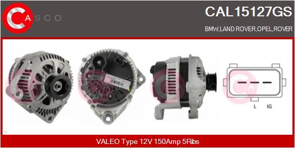 CASCO CAL15127GS Alternatore