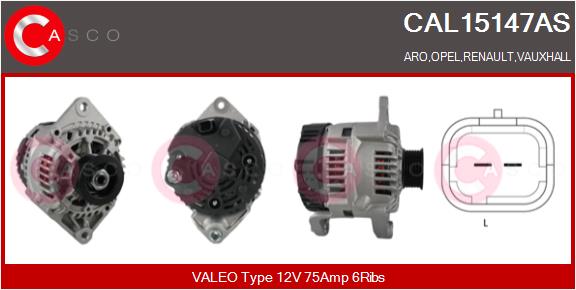 CASCO CAL15147AS Alternatore