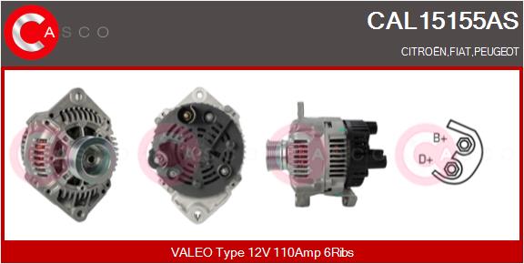 CASCO CAL15155AS Alternatore