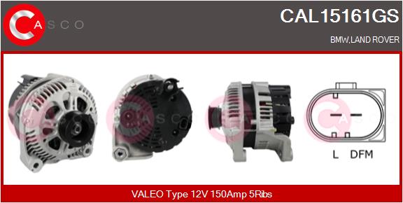 CASCO CAL15161GS Alternatore