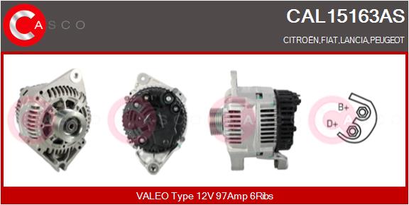 CASCO CAL15163AS Alternatore