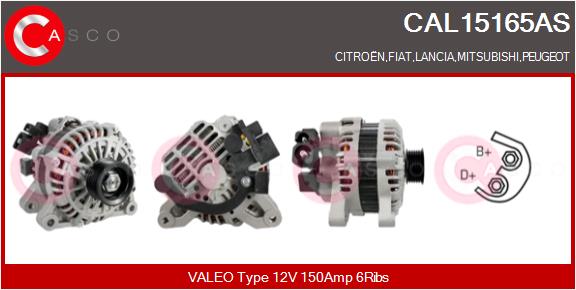 CASCO CAL15165AS Alternatore