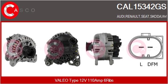 CASCO CAL15342GS Alternatore