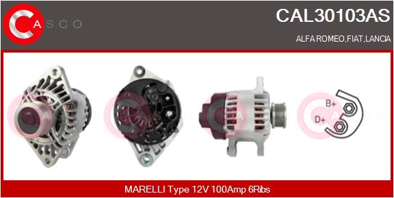 CASCO CAL30103AS Alternatore