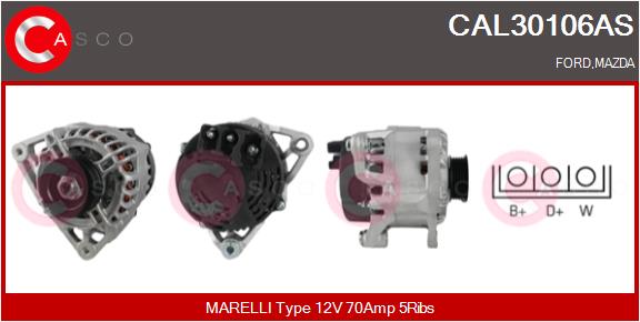 CASCO CAL30106AS Alternatore