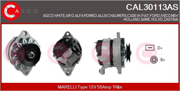 CASCO CAL30113AS Alternatore