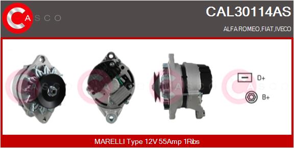 CASCO CAL30114AS Alternatore