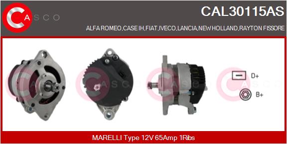 CASCO CAL30115AS Alternatore