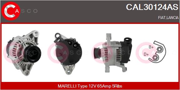 CASCO CAL30124AS Alternatore