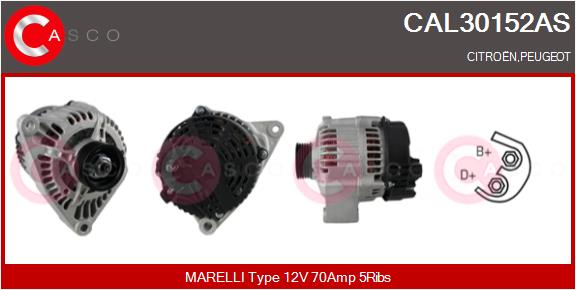 CASCO CAL30152AS Alternatore