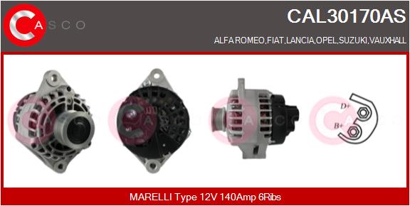 CASCO CAL30170AS Alternatore