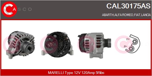 CASCO CAL30175AS Alternatore