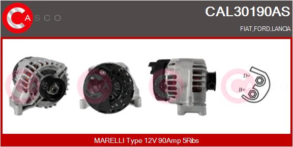 CASCO CAL30190AS Alternatore