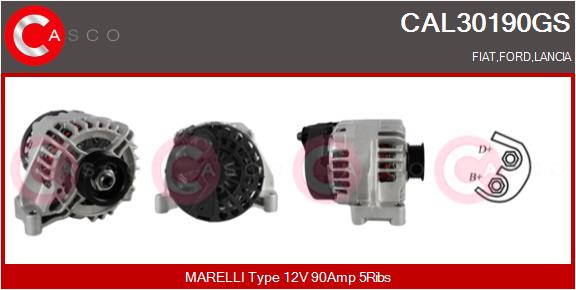 CASCO CAL30190GS Alternatore