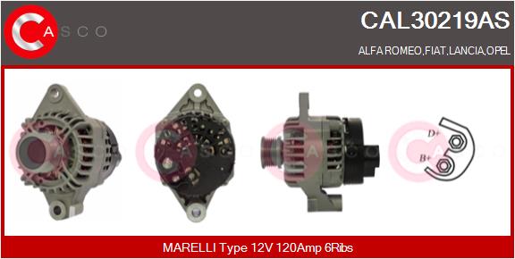 CASCO CAL30219AS Alternatore