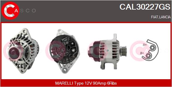 CASCO CAL30227GS Alternatore