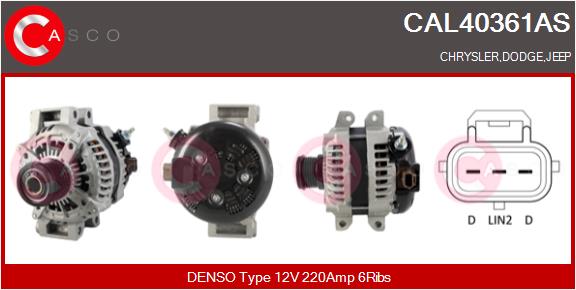 CASCO CAL40361AS Alternatore