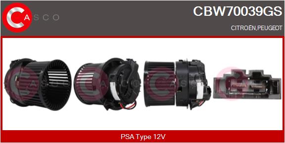 CASCO CBW70039GS Βεντιλατέρ...