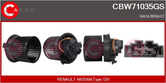 CASCO CBW71035GS Βεντιλατέρ...
