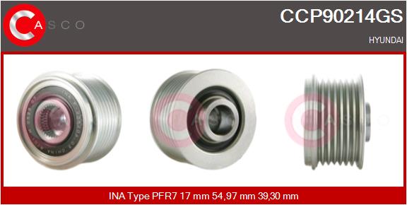 CASCO CCP90214GS Τροχαλία...