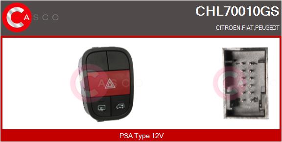 CASCO CHL70010GS Διακόπτης...