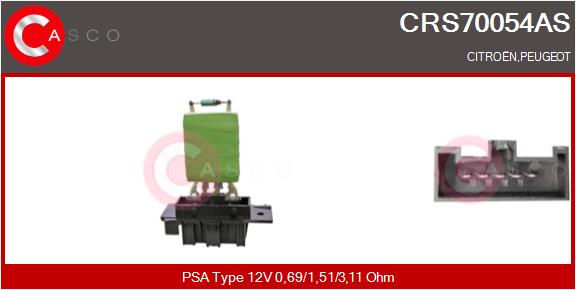 CASCO CRS70054AS Αντίσταση,...