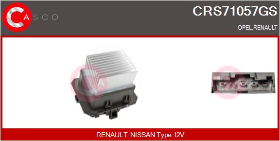 CASCO CRS71057GS Αντίσταση,...
