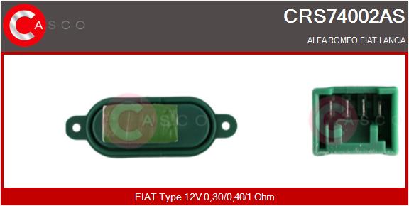 CASCO CRS74002AS Αντίσταση,...