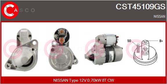 CASCO CST45109GS Motorino...