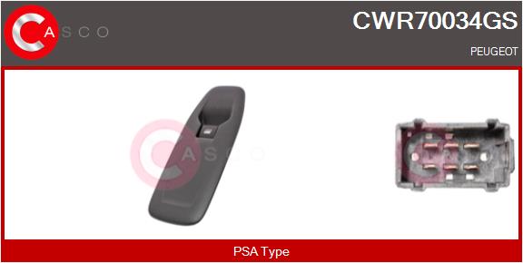 CASCO CWR70034GS Διακόπτης,...