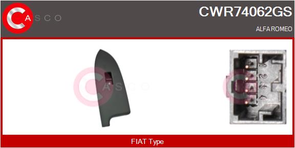 CASCO CWR74062GS Διακόπτης,...