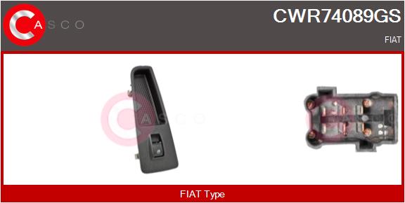 CASCO CWR74089GS Διακόπτης,...