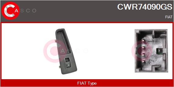 CASCO CWR74090GS Διακόπτης,...