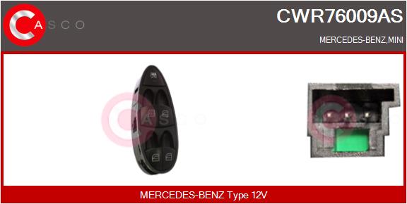 CASCO CWR76009AS Διακόπτης,...