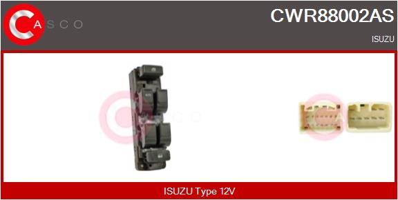 CASCO CWR88002AS Διακόπτης,...
