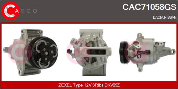 CASCO CAC71058GS Genuine...