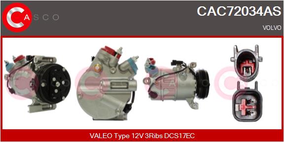 CASCO CAC72034AS Brand New...
