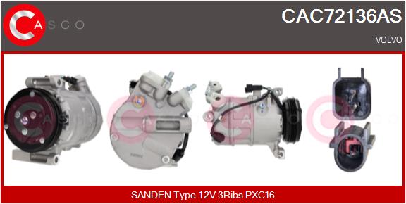 CASCO CAC72136AS Brand New...