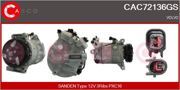 CASCO CAC72136GS Genuine...