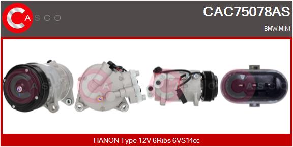 CASCO CAC75078AS Brand New...