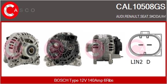 CASCO CAL10508GS Genuine...