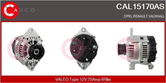 CASCO CAL15170AS Brand New...