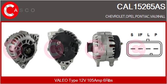 CASCO CAL15265AS Brand New...