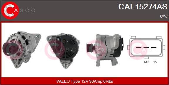 CASCO CAL15274AS Brand New...