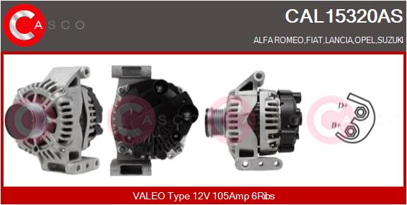CASCO CAL15320AS Brand New...