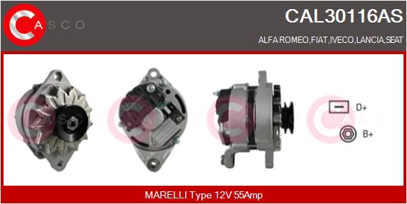 CASCO CAL30116AS Brand New...