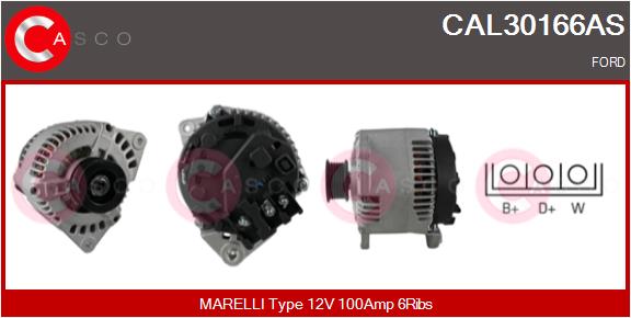 CASCO CAL30166AS Brand New...