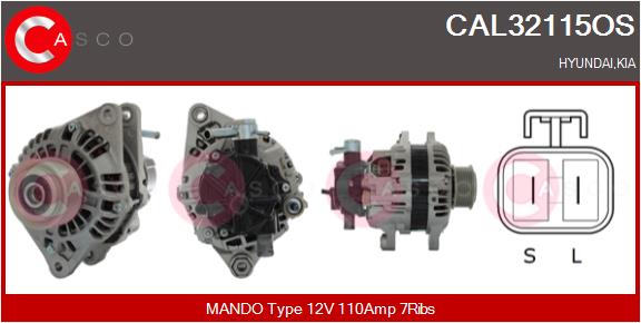 CASCO CAL32115OS Reman - No...